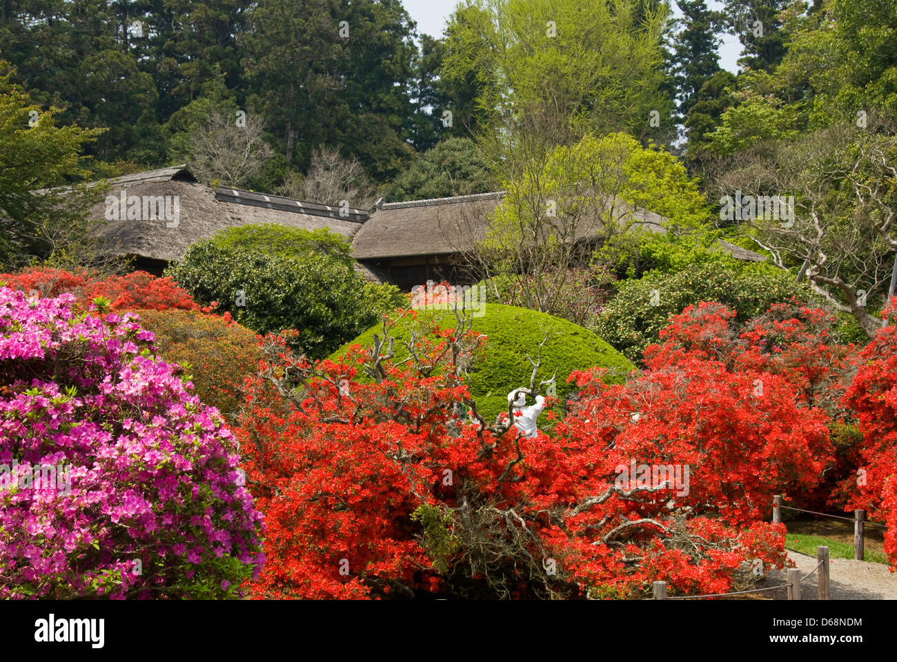 A Kobuntei Kairakuen giardini, mito, Ibaraki, Giappone Foto Stock