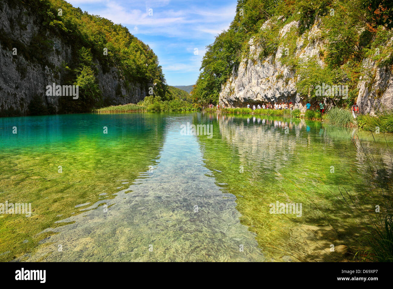 Parco nazionale dei Laghi di Plitvice, Croazia Foto Stock