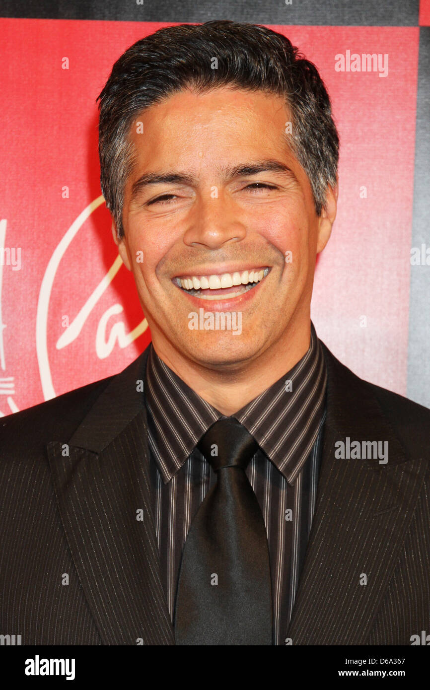 Esai Morales Grand Apertura della fabbrica di zucchero Brasserie americana a Parigi Hotel e casi di Las Vegas Nevada Foto Stock