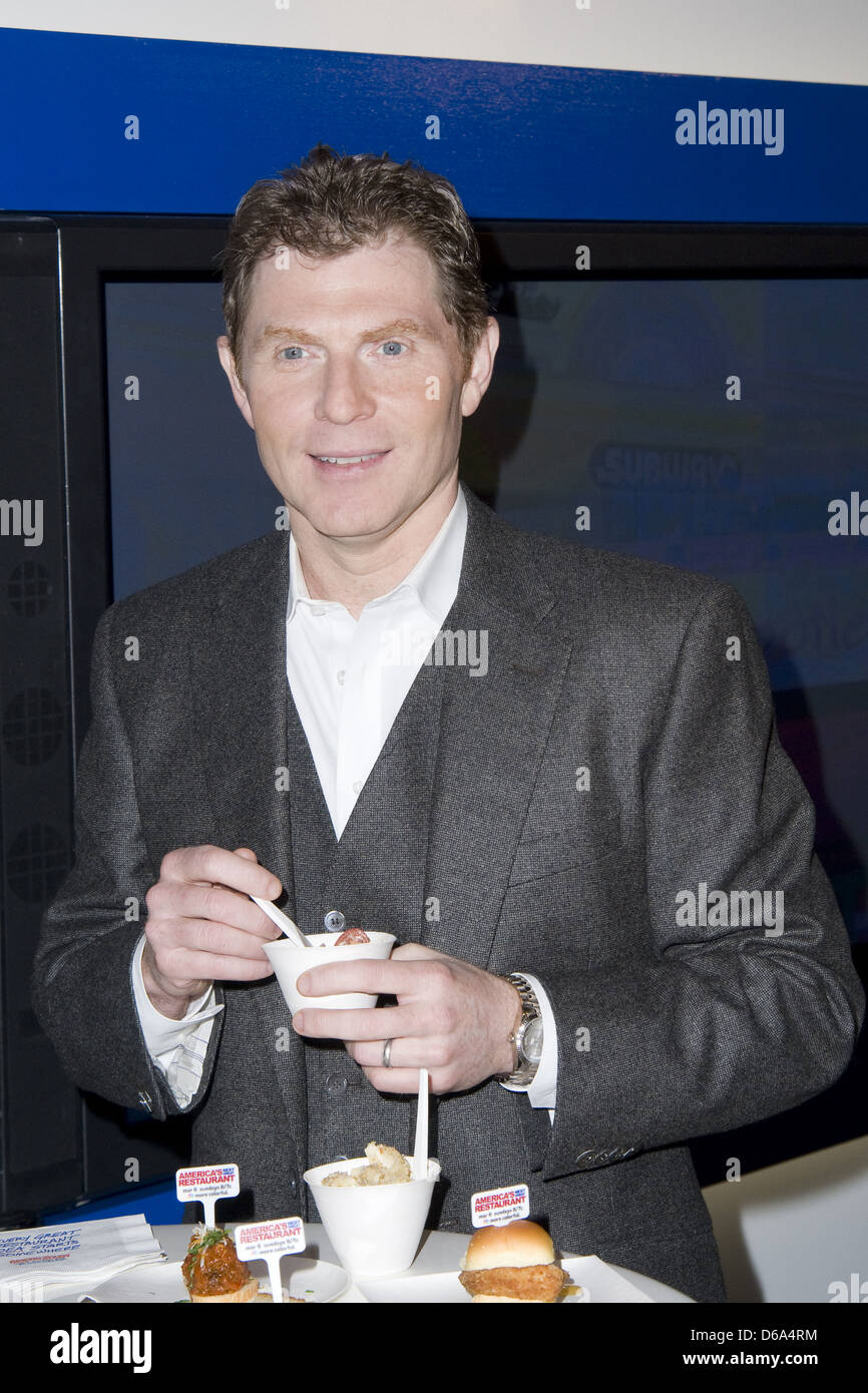 Bobby Flay NBC promuove "America il prossimo grande ristorante' Vanderbilt Hall Grand Central Terminal di New York City, Stati Uniti d'America - 04.03.11 Foto Stock