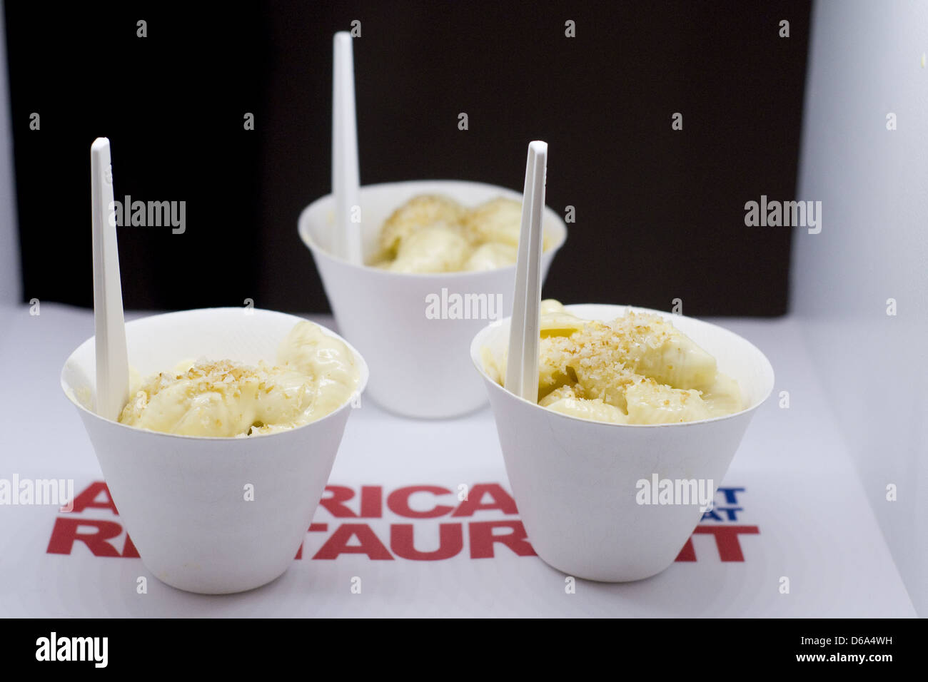 Atmosfera NBC promuove "America il prossimo grande ristorante' alla Vanderbilt Hall presso il Grand Central Terminal di New York City, Stati Uniti d'America - Foto Stock