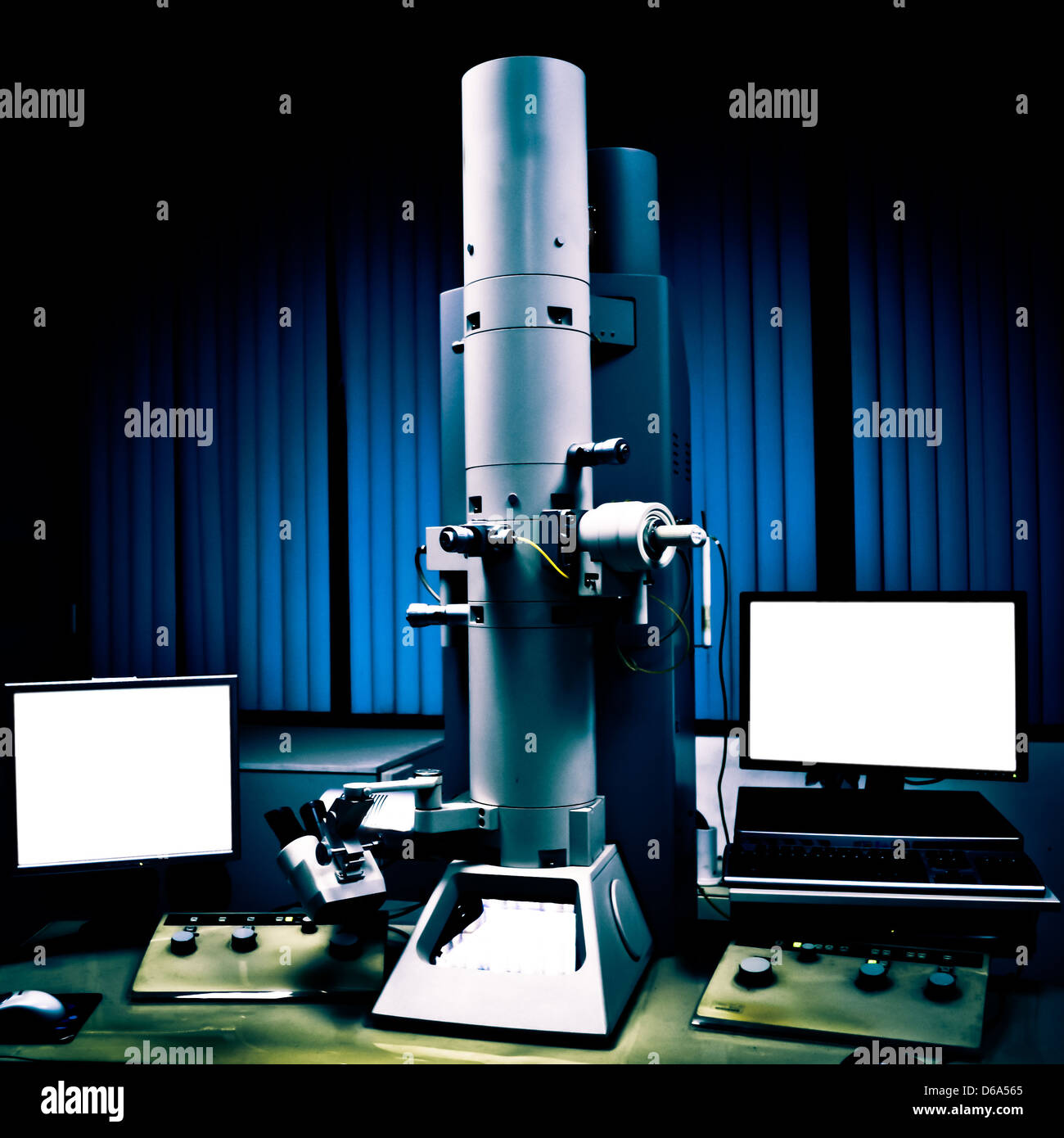 Microscopio elettronico Foto Stock Microscopio elettronico Foto Stock