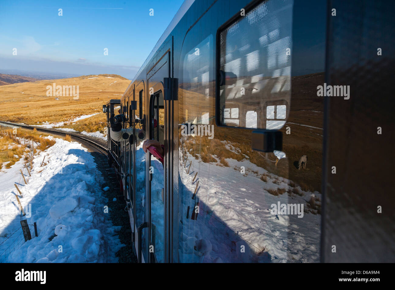 Snowdon Mountain Railway Foto Stock