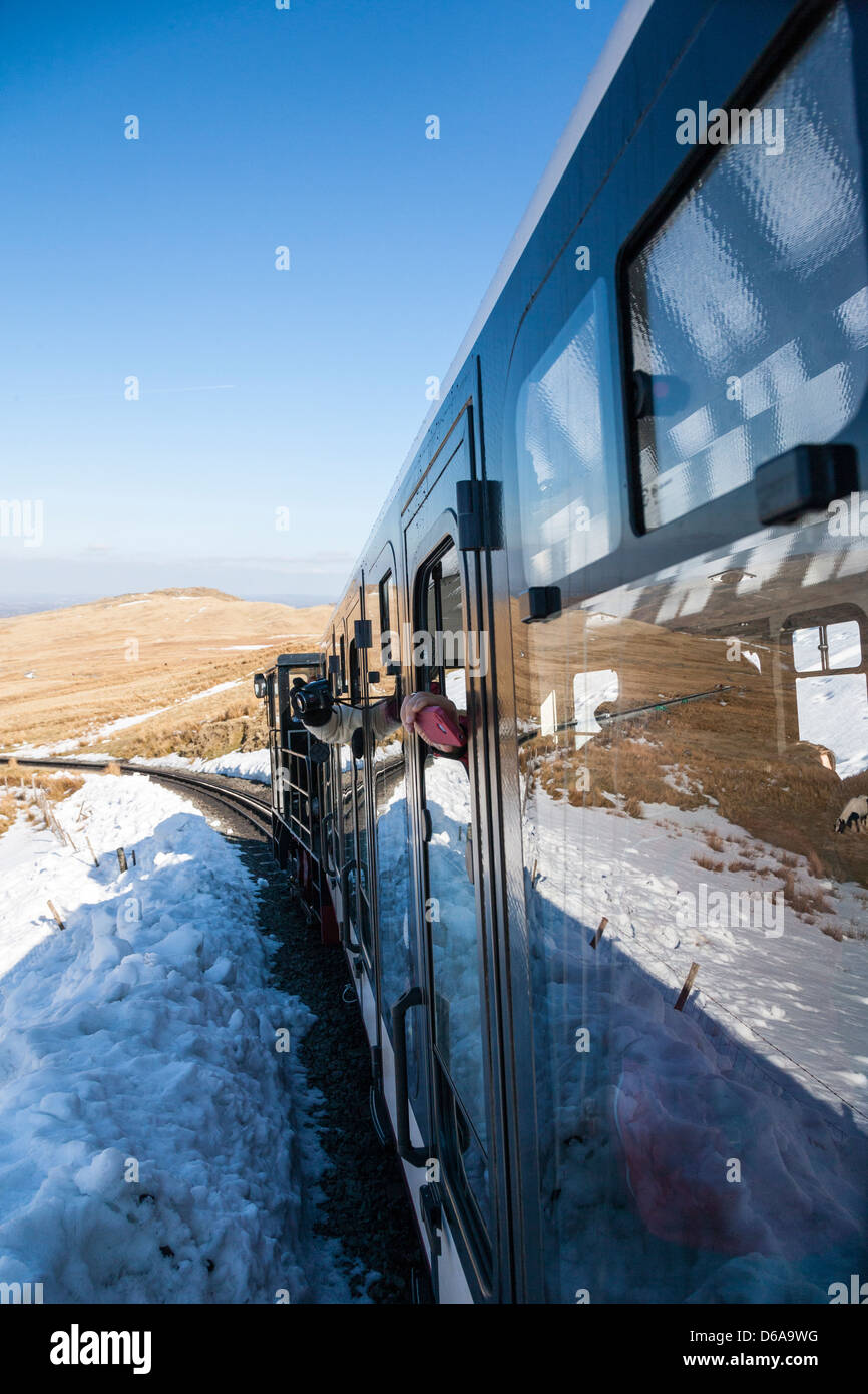 Snowdon Mountain Railway Foto Stock