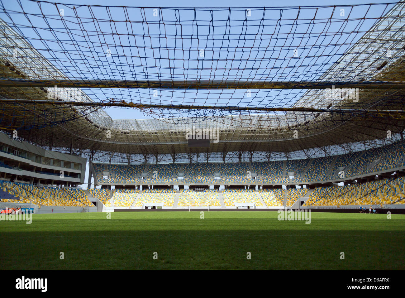 Lviv, Ucraina, Lviv Arena, Spielstaette per l'Euro 2012 Foto Stock