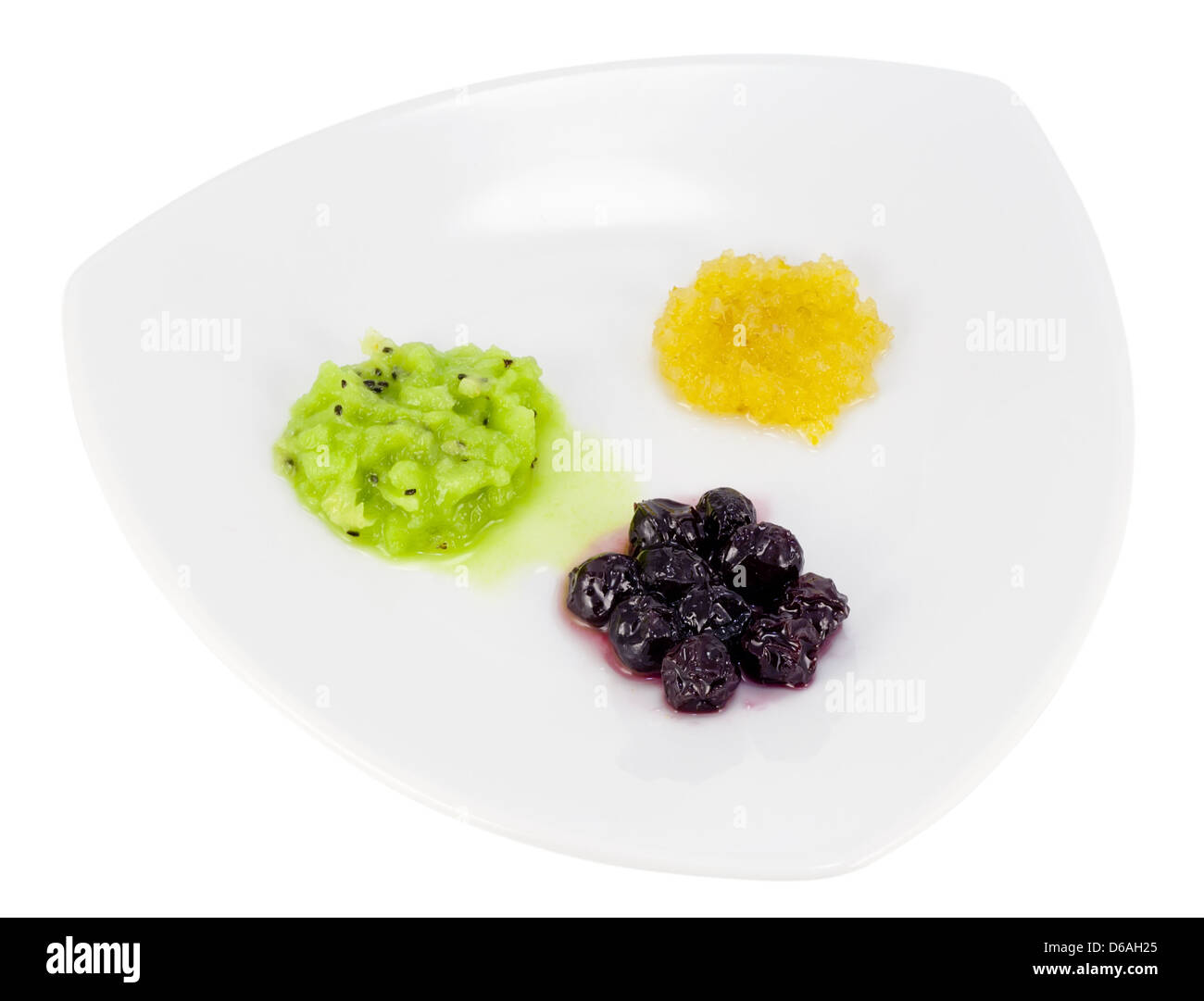 Il minimalismo nel concetto di cibo Foto Stock