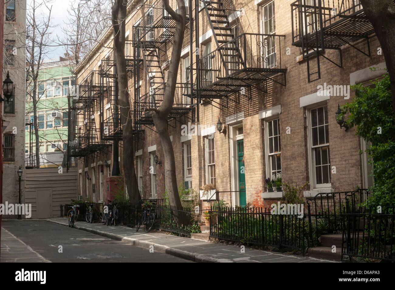 Patchin posto nel Greenwich Village Foto Stock