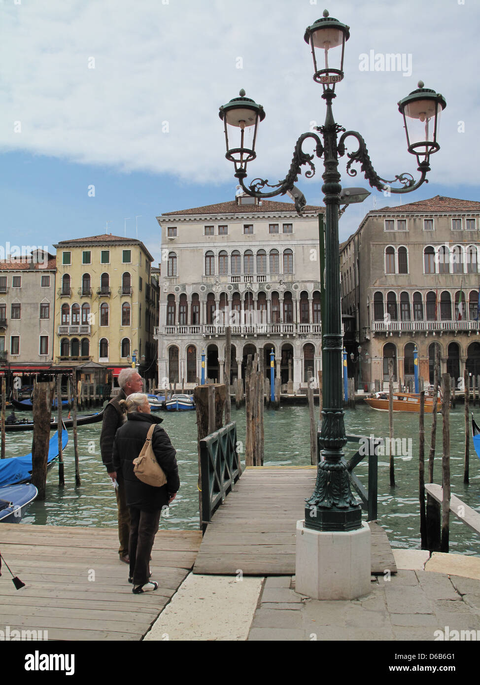 Canal Grande a Venezia Italia Foto Stock