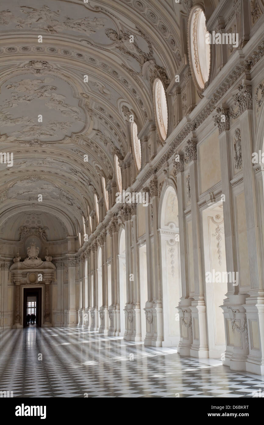 Italia - Royal Palace - Galleria di Diana Venaria Foto Stock