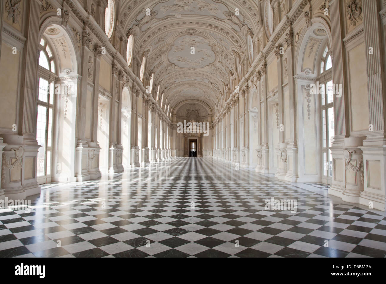 Italia - Royal Palace - Galleria di Diana Venaria Foto Stock