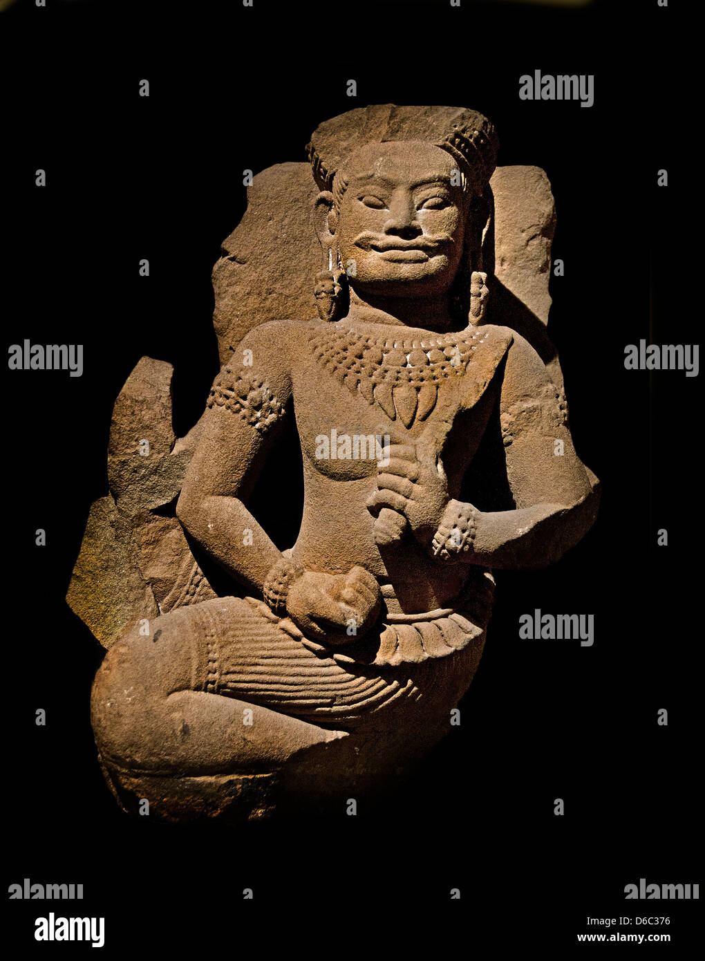 Visnu Angkor Thom pre Pithu 12-13 secolo Cambogia Foto Stock