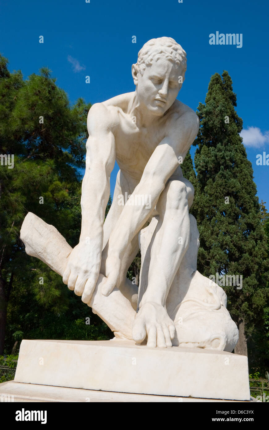 Statua greca Foto Stock