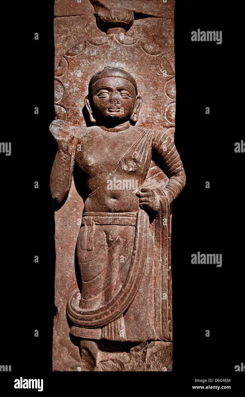 Buddha India Mathura Uttar Pradesh regione del 11 secolo Foto Stock
