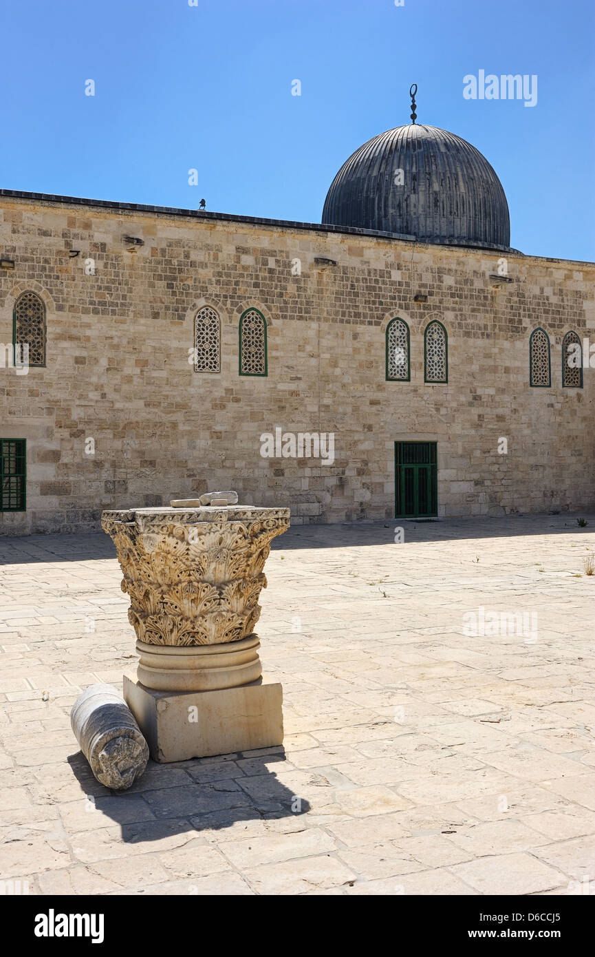 Moschea di al-Aqsa. Foto Stock