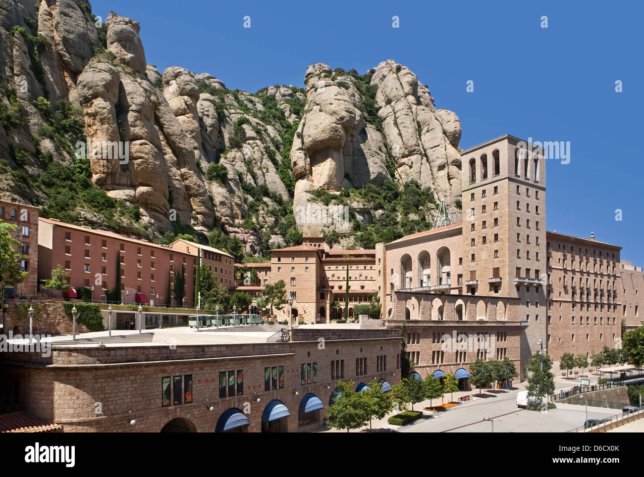 Il Monastero di Montserrat Foto Stock