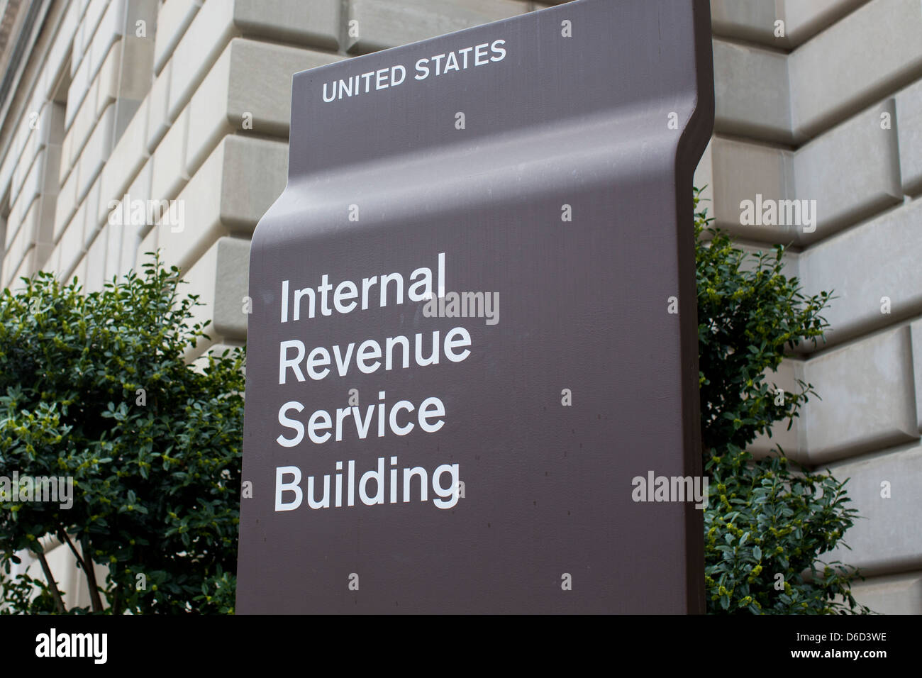 La sede dell'Internal Revenue Service nel centro cittadino di Washington DC. Foto Stock