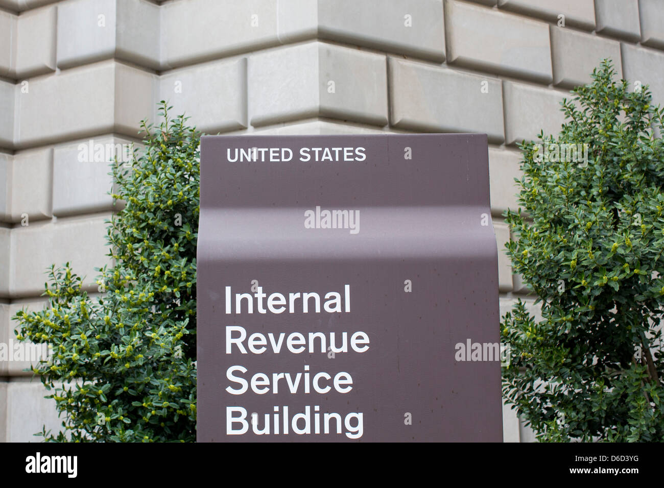 La sede dell'Internal Revenue Service nel centro cittadino di Washington DC. Foto Stock