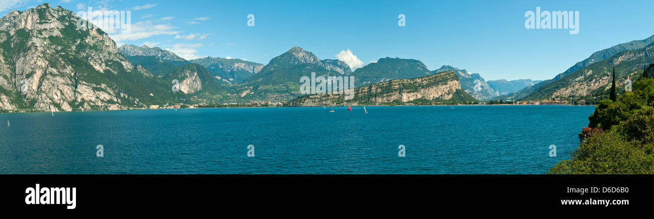 Il lago di Garda, Malcesine, Italia Foto Stock