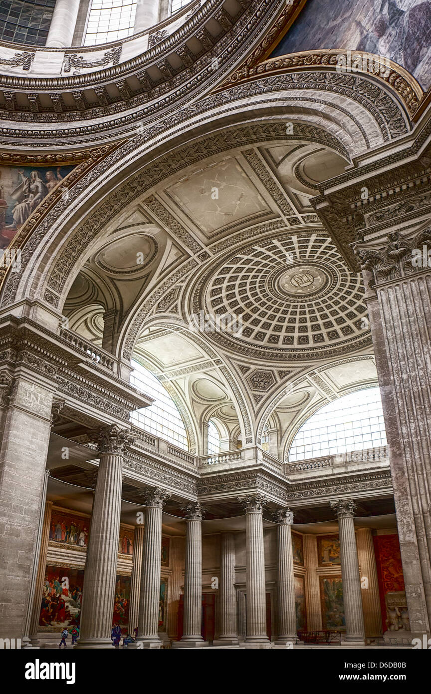 Pantheon a Parigi, Francia Foto Stock