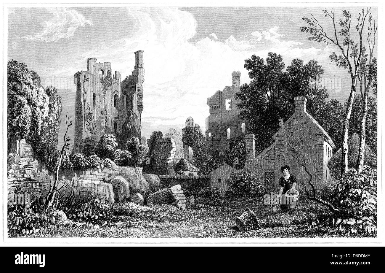 Coity Castle, Glamourganshire Foto Stock