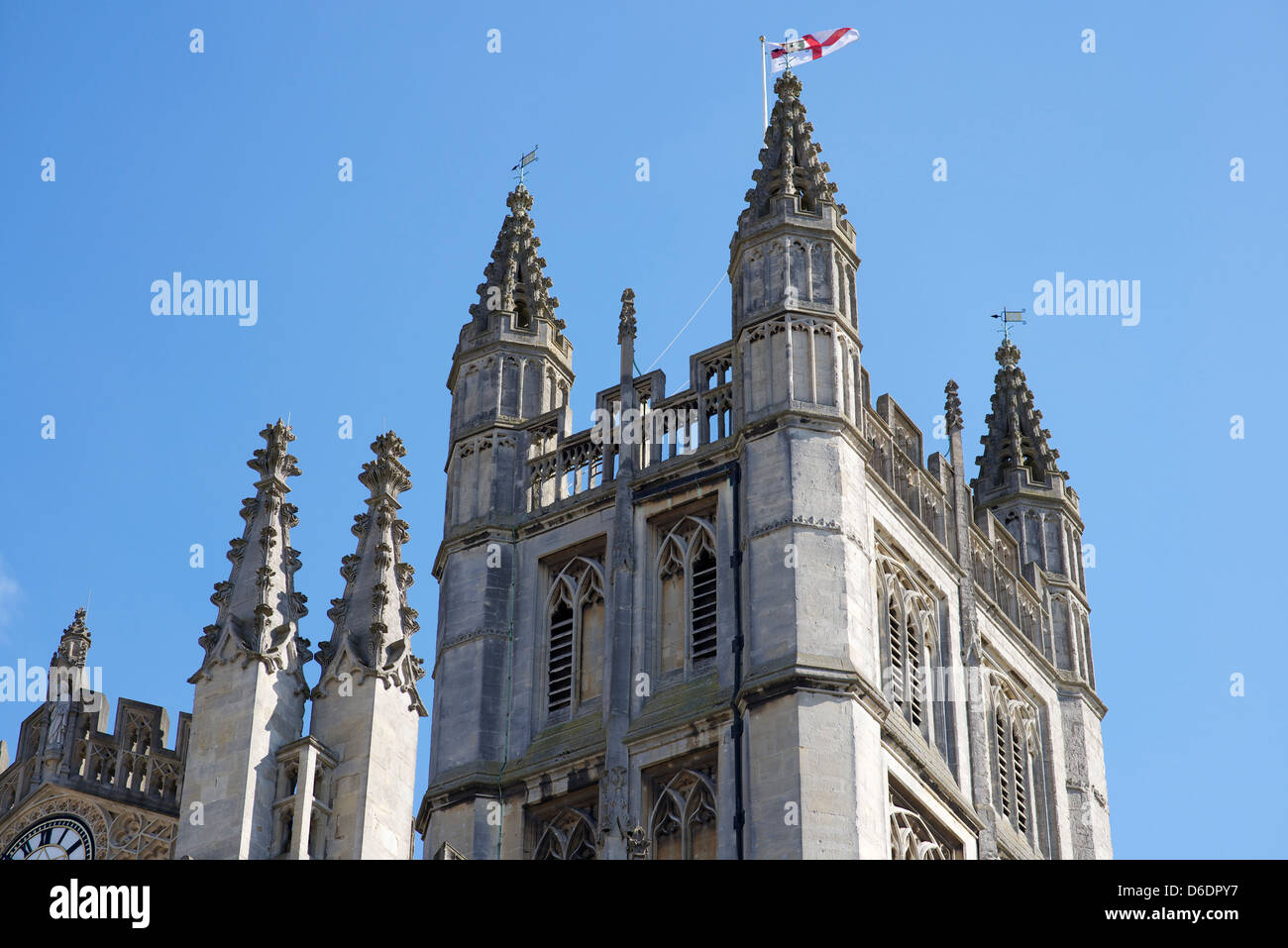 Abbazia di Bath, città georgiana di Bath, Inghilterra, Regno Unito Foto Stock