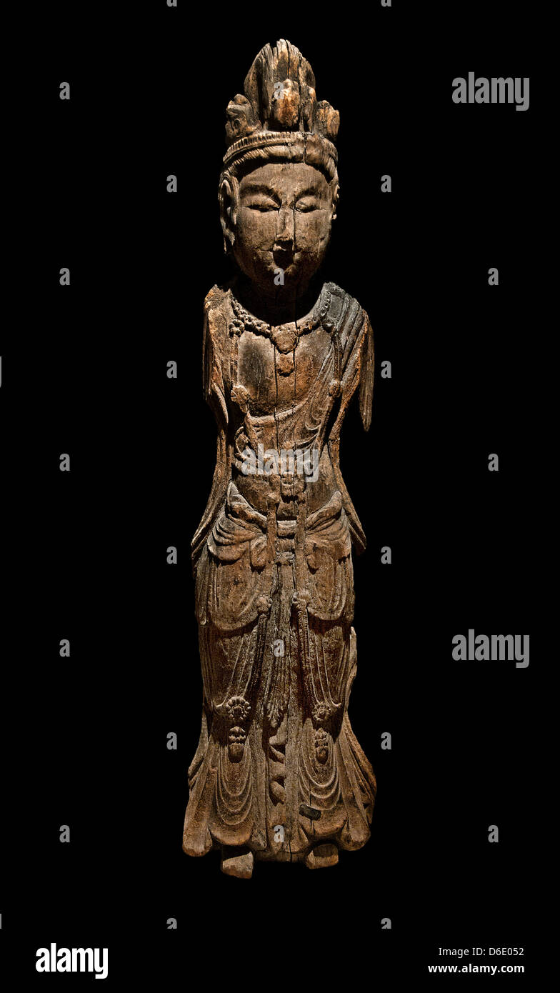 Avalokiteshvara Mogao Dunhuang grotte Dinastia Tang 9-10 cinese Cina Foto Stock