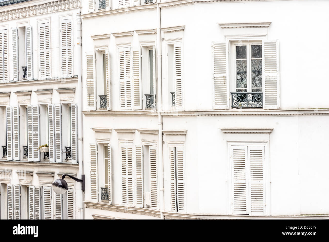 Immobiliare di proprietà di Parigi Foto Stock