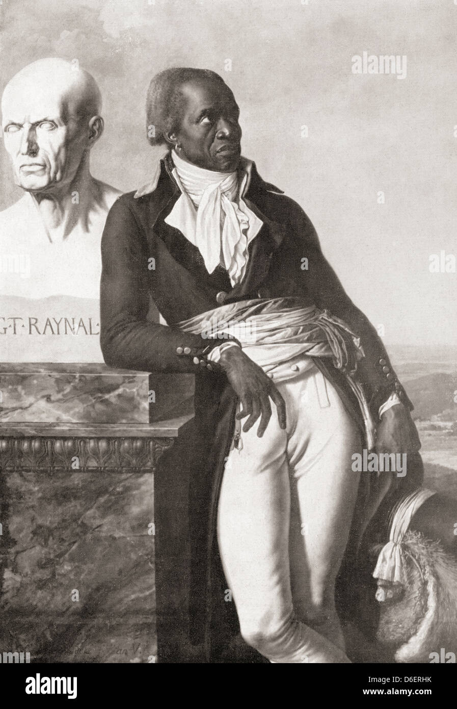 Jean-Baptiste Belley, c. 1746 - 1805 aka Marte. Nativo di Senegal e ex schiavo . Foto Stock