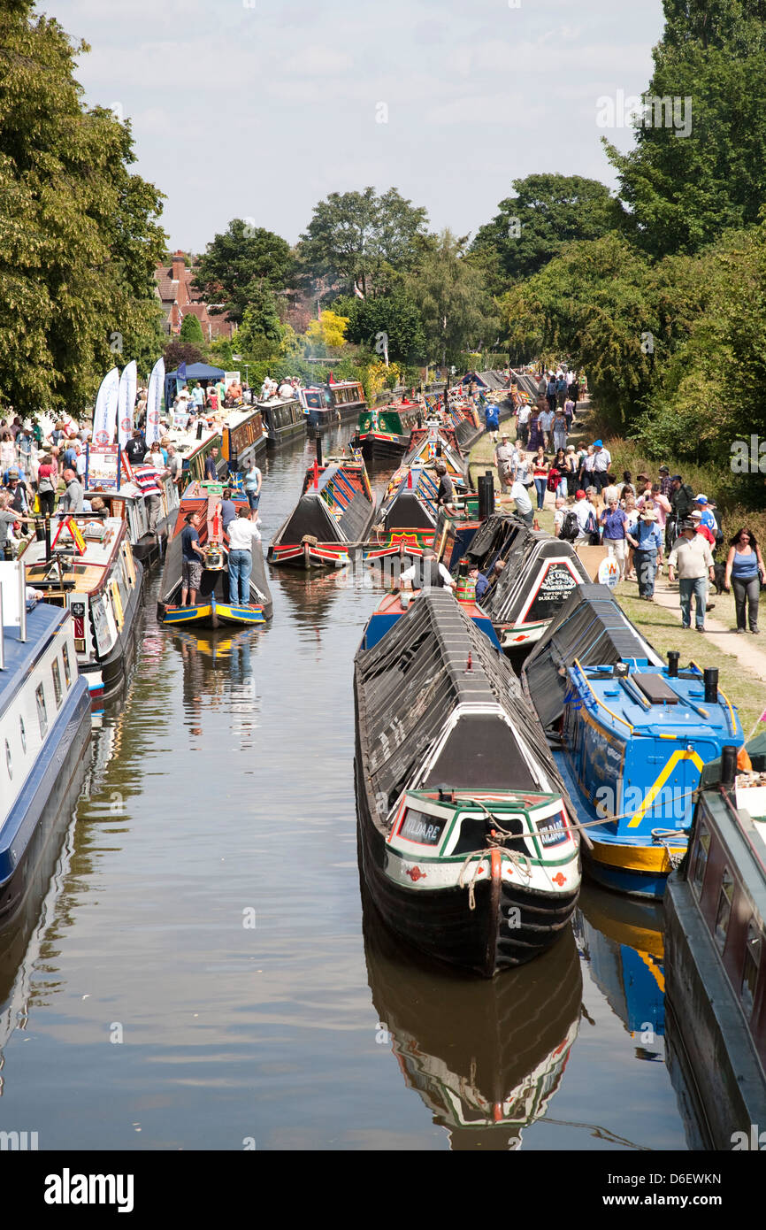 Vie navigabili nazionali associazione Rally, Shardlow, Trento e Mersey Canal,Inghilterra, 2011 Foto Stock