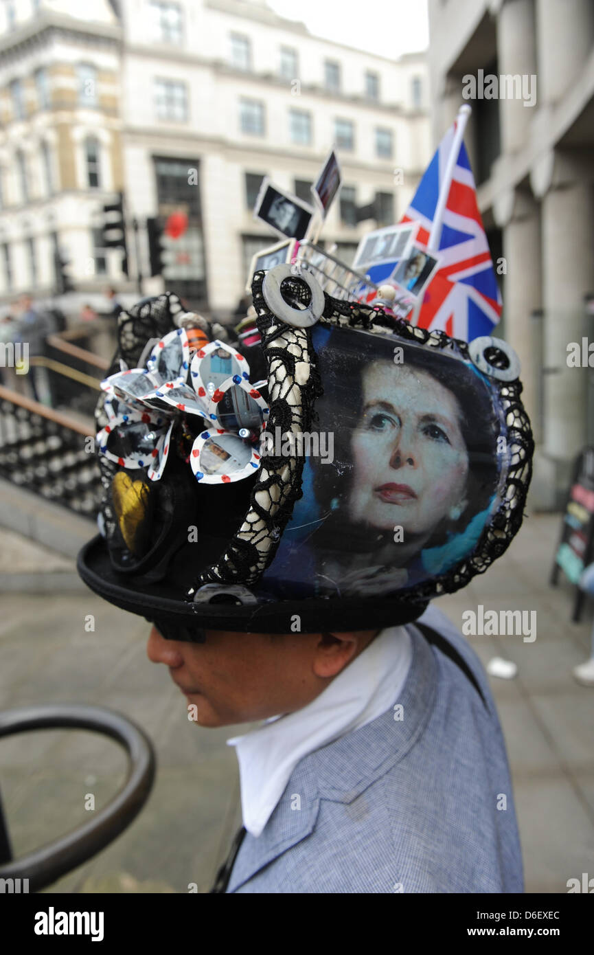 Margaret Thatchers funerale in Londra Foto Stock