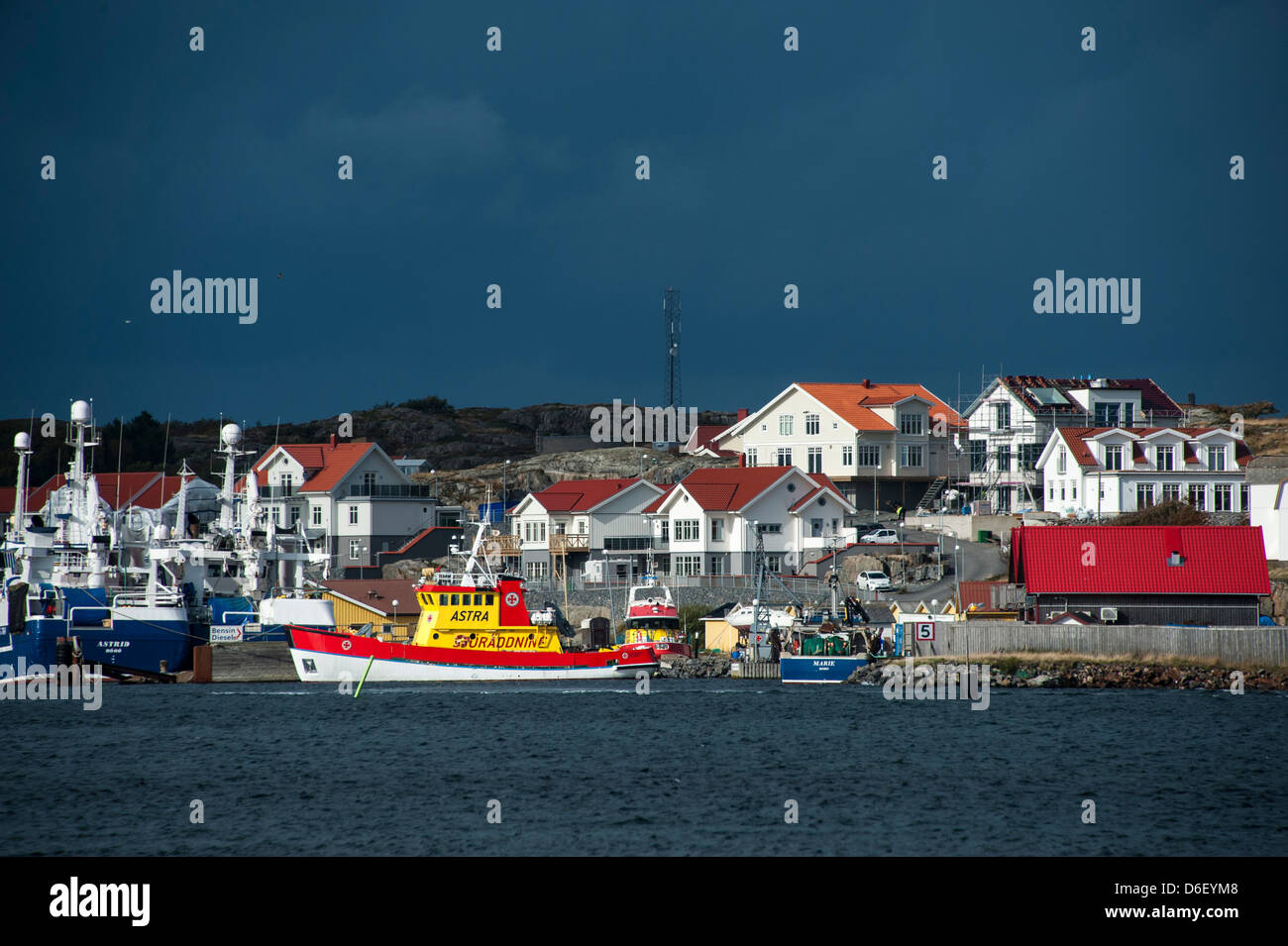 La piccola isola di Rörö in Öckerö europea nell'arcipelago di Göteborg sulla costa occidentale della Svezia Foto Stock