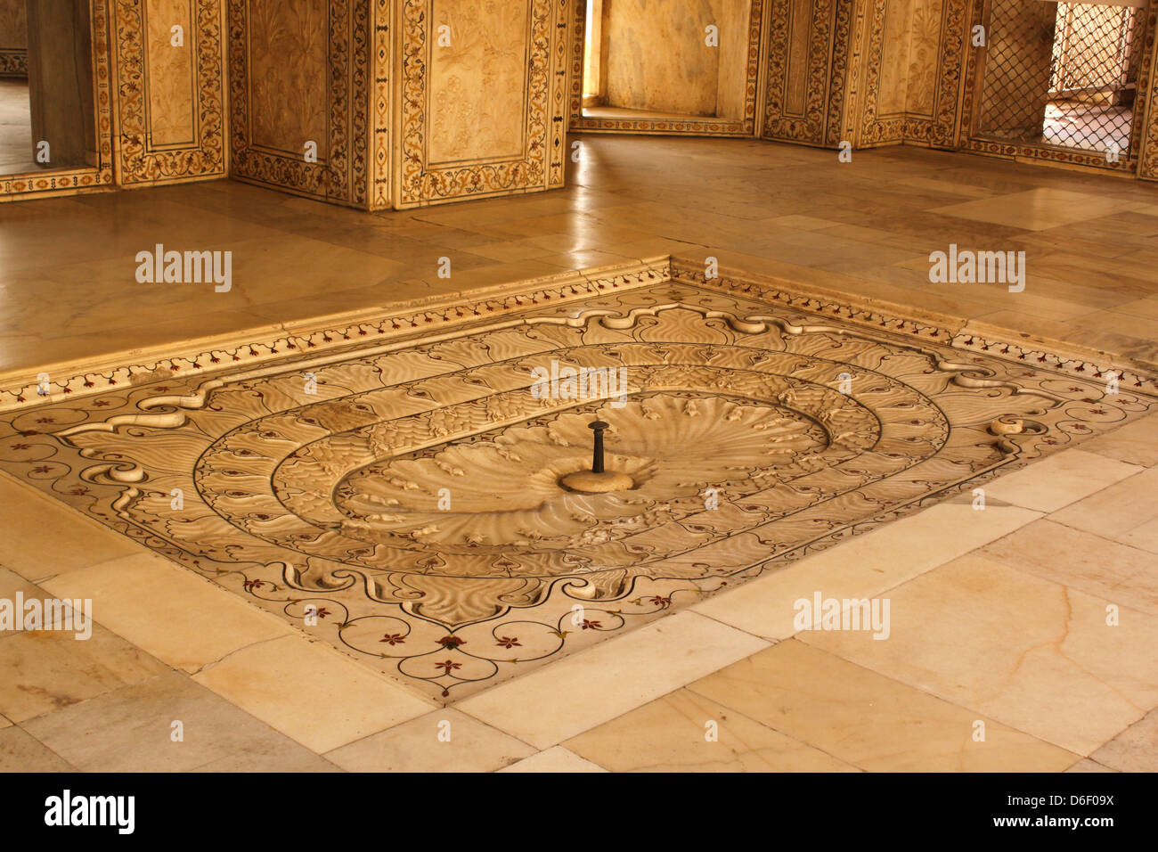 Musamman Burj, Shajahan la camera da letto. Agra Fort UNESCO World Heritage Site Agra, Uttar Pradesh, India Foto Stock