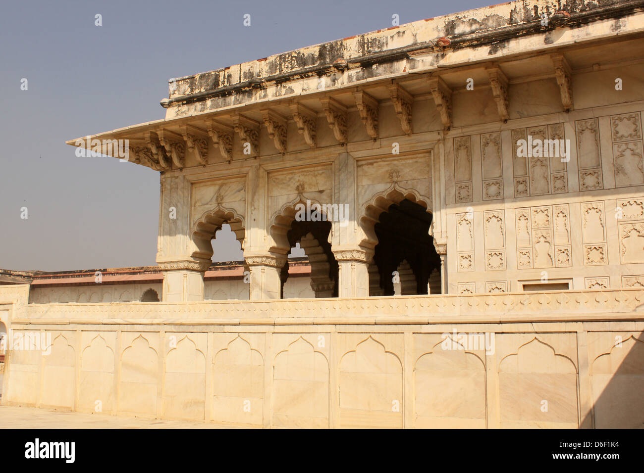 Musamman Burj, al Forte di Agra sito Patrimonio Mondiale dell'UNESCO Agra, Uttar Pradesh, India Foto Stock