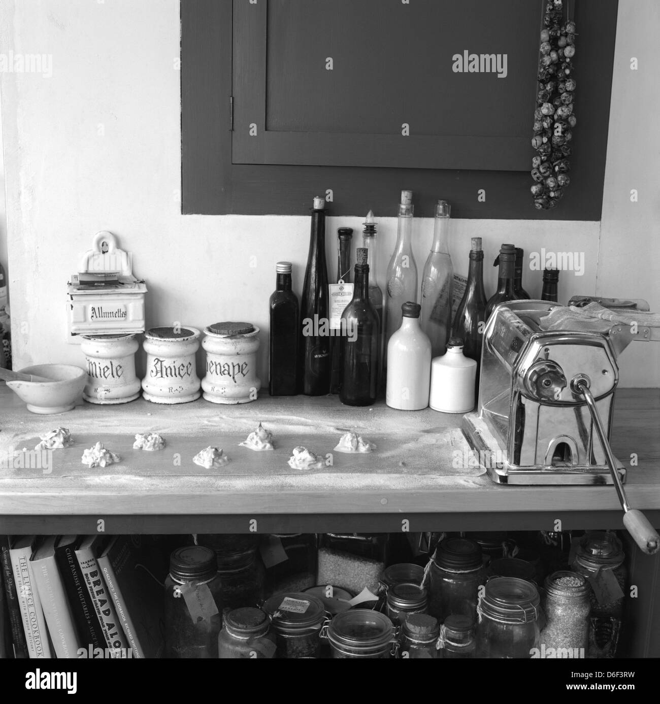 Fare i Ravioli Foto Stock