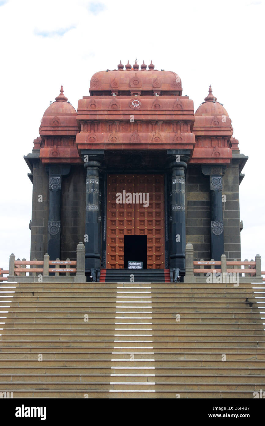 Vivekananda Rock Memorial, Kanyakumari, Tamil Nadu, India Foto Stock