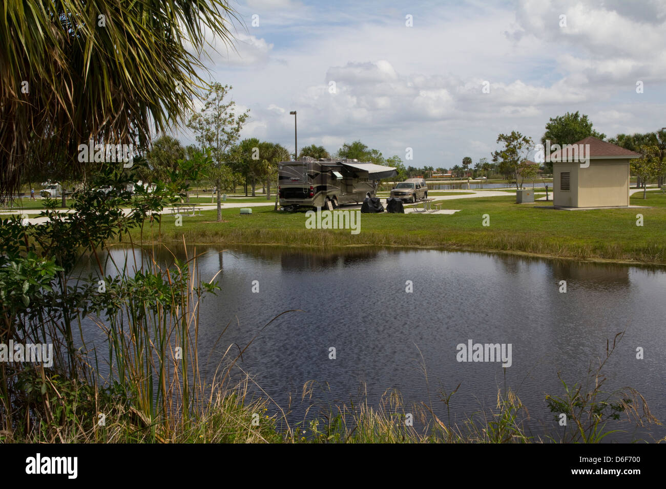 South Bay RV Park, South Bay, FL Foto Stock