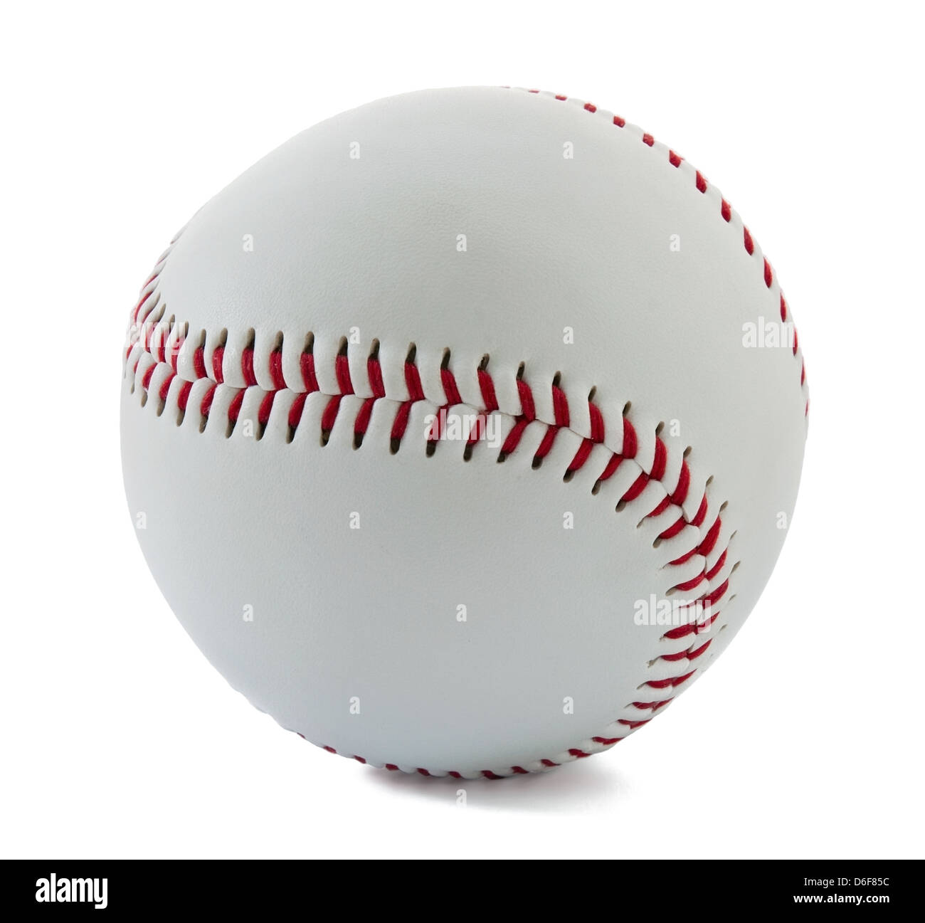 Palla da baseball su sfondo bianco Foto stock - Alamy