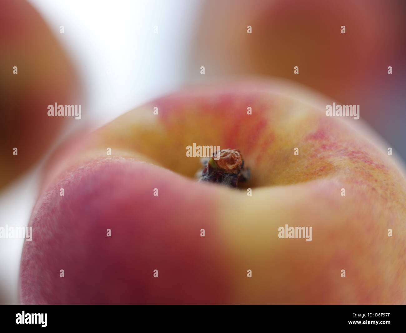 Close-up di pesca Foto Stock