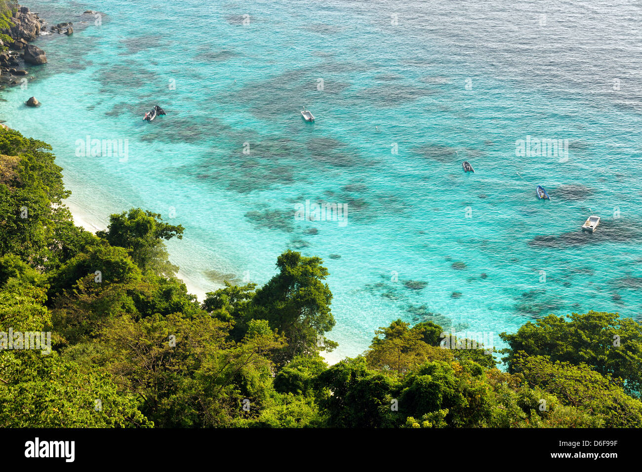 Mu Ko Similan paesaggio dell'isola, Thailandia Foto Stock