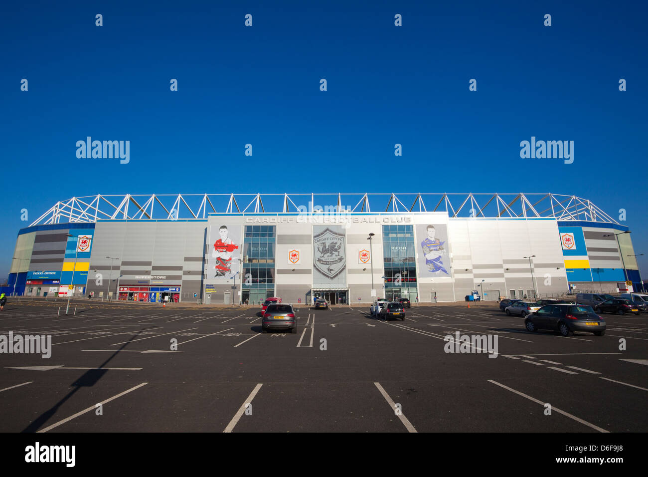 Cardiff City Football Club Stadium Cardiff Wales, Regno Unito Foto Stock