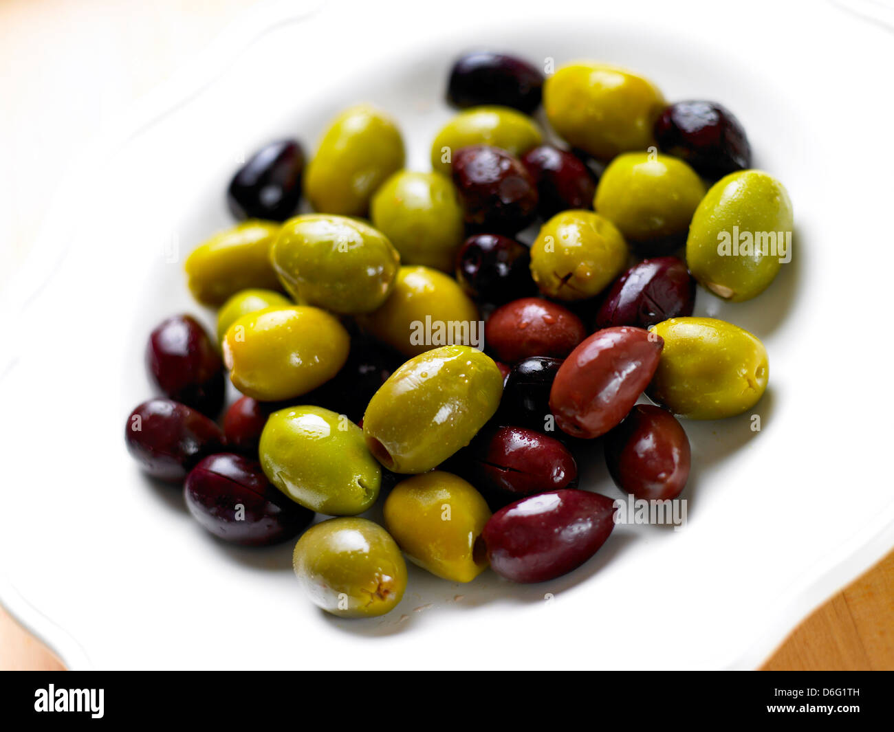 Olive miste Foto Stock