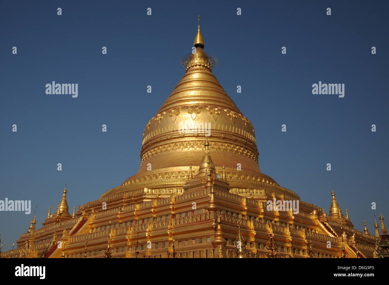 Shwe Dagon Pagoda, Birmania Foto Stock