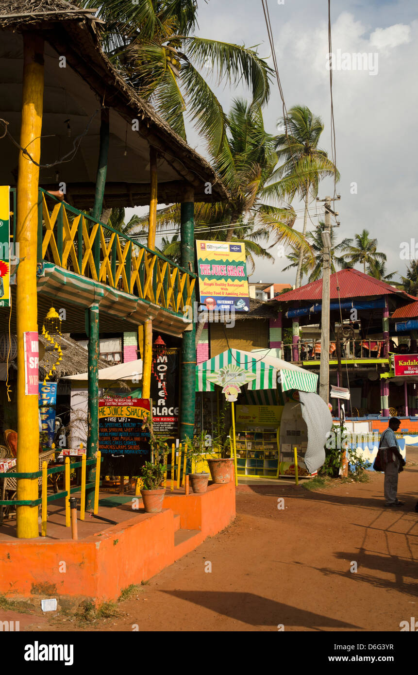 Varkala Beach, Kerala, India del Sud Foto Stock