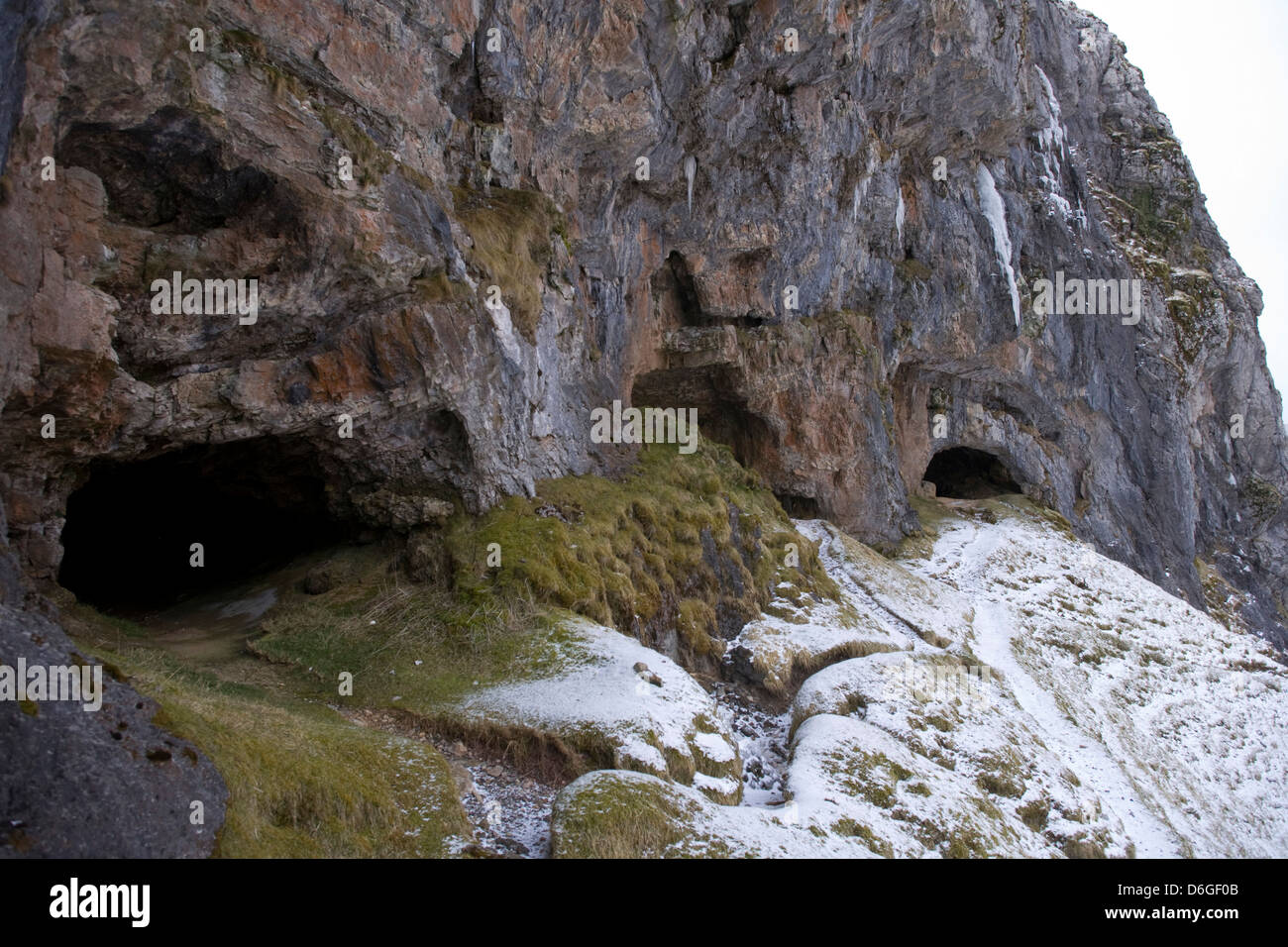 Il 'osso grotte" di Inchnadamph Sutherland Highlands scozzesi erano le ossa di un orso polare sono stati trovati. Foto Stock