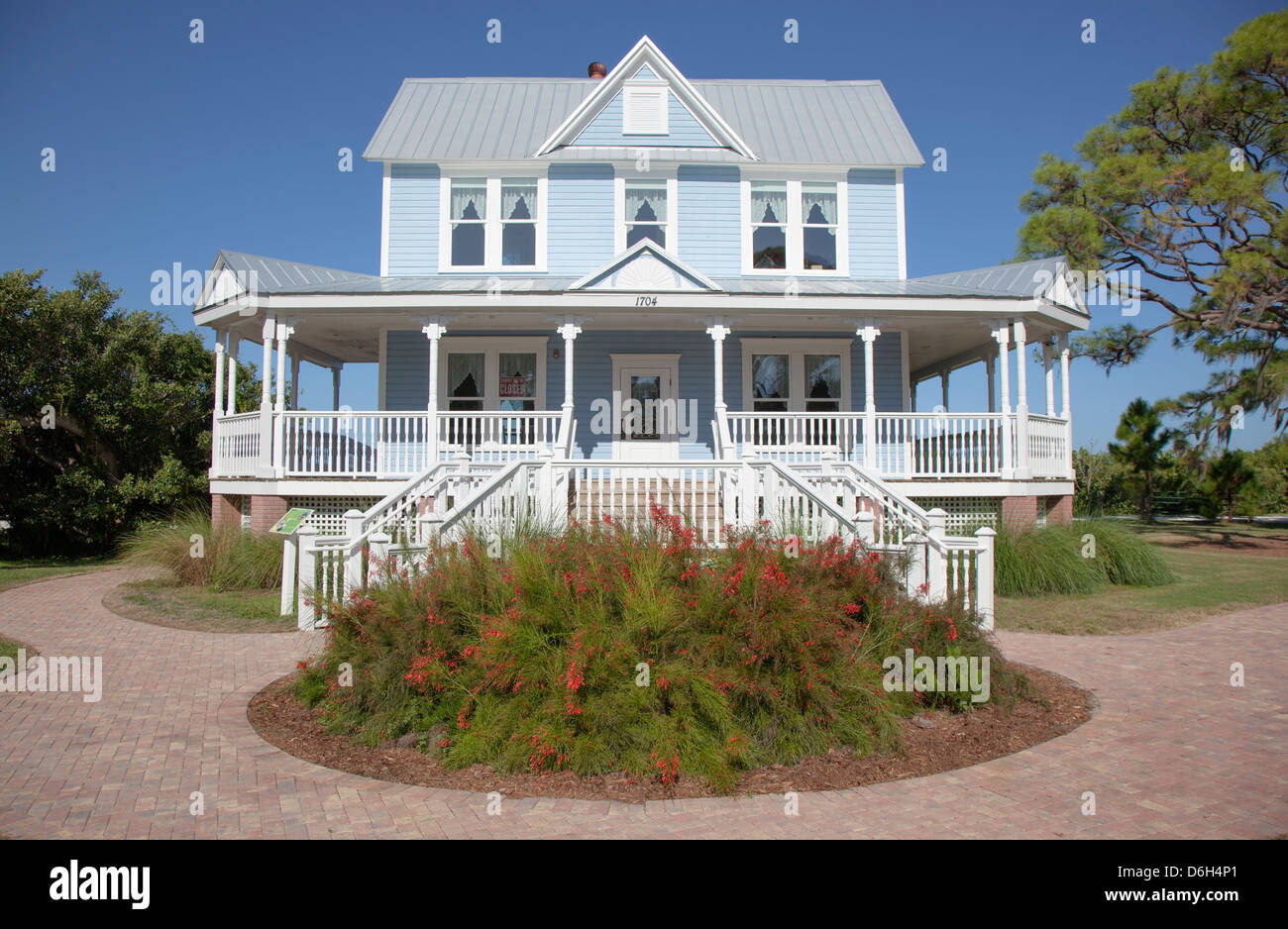 Casa San Valentino Robinson preservare Centro visite Parco Naturale e Boardwalk Northwest Bradenton Manatee County Florida Foto Stock