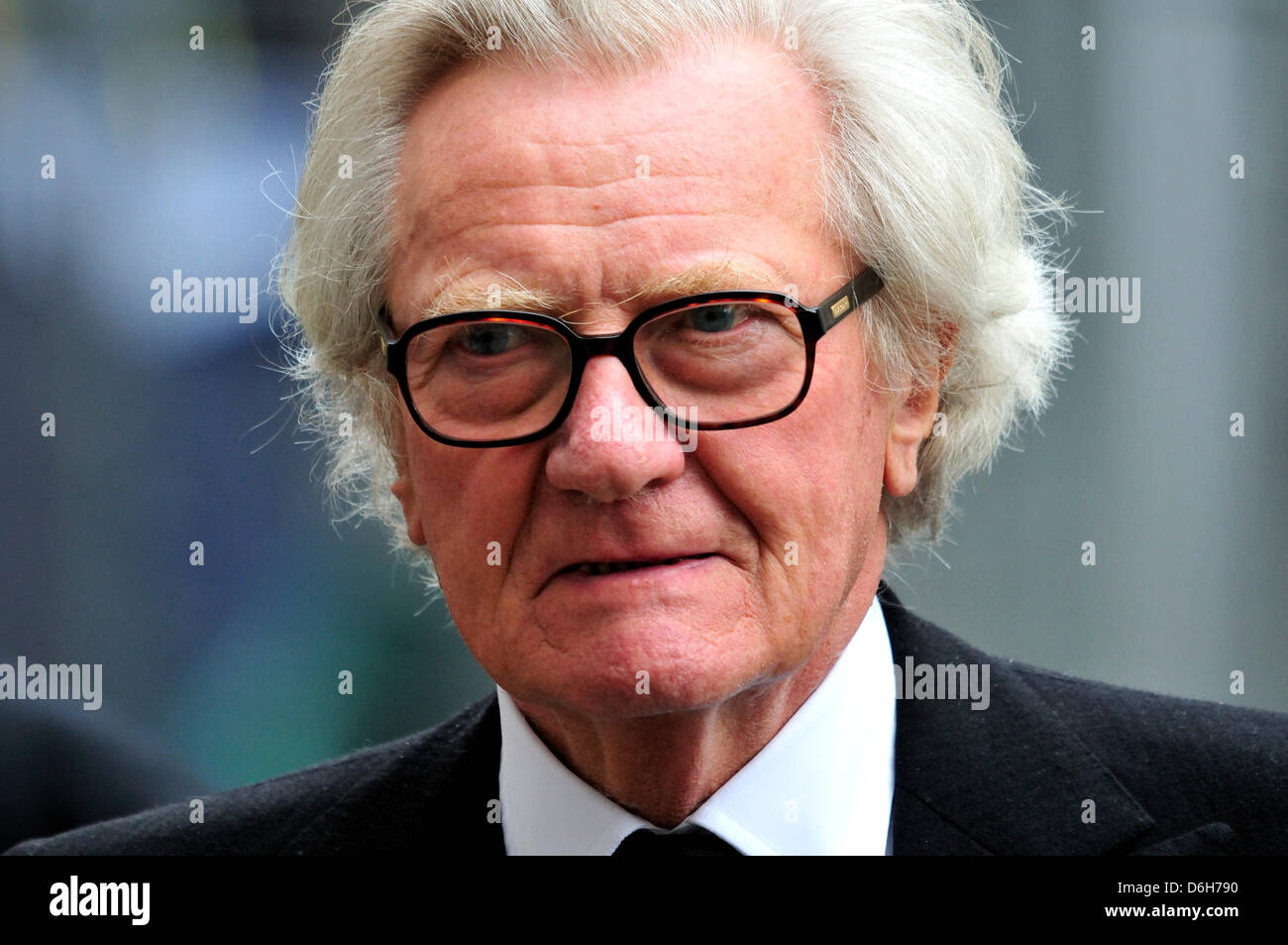 Londra, Regno Unito. 17 aprile 2013. Signore Michael Heseltine a Margaret Thatcher i funerali presso la Cattedrale di San Paolo a Londra. Foto Stock