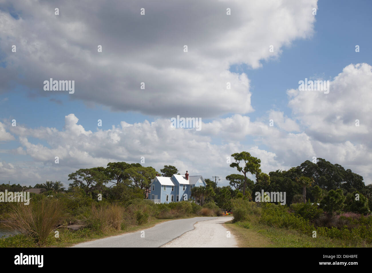 Casa San Valentino Robinson preservare Centro visite Parco Naturale e Boardwalk Northwest Bradenton Manatee County Florida Foto Stock