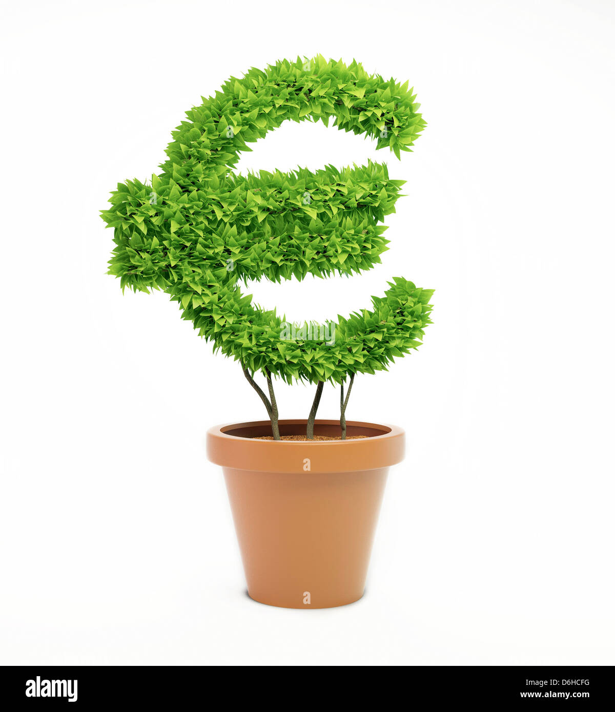 Green Economy, opere d'arte concettuale Foto Stock