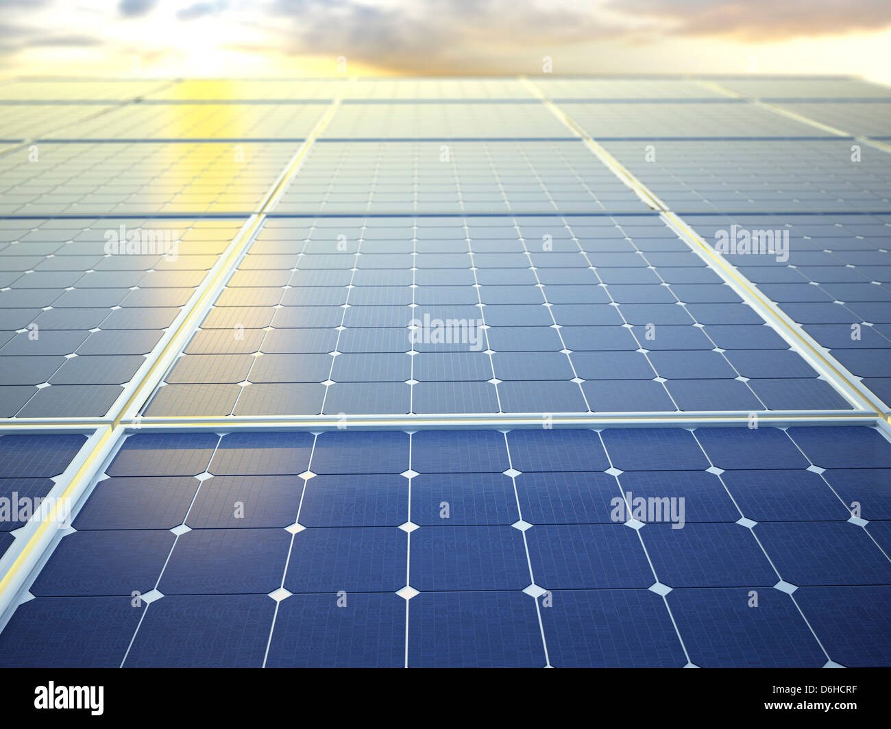 Energia solare, artwork Foto Stock