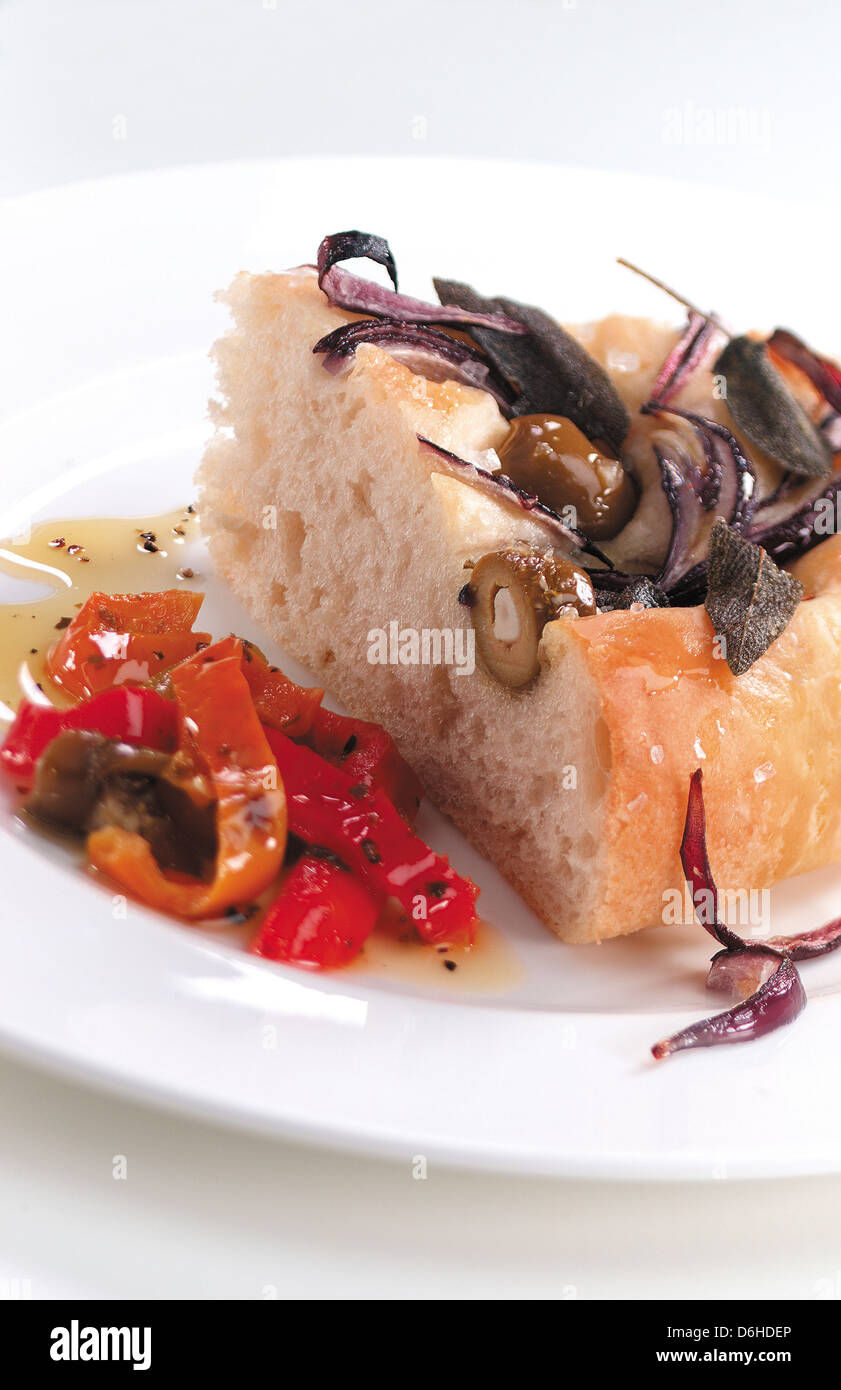 Focaccia Foto Stock